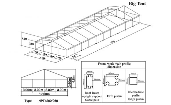 Aluminium Frame Tents - Dubai Coast Trading L.L.C